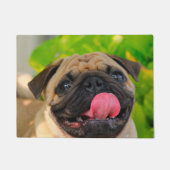 Pug Hond. Deurmat (Voorkant)