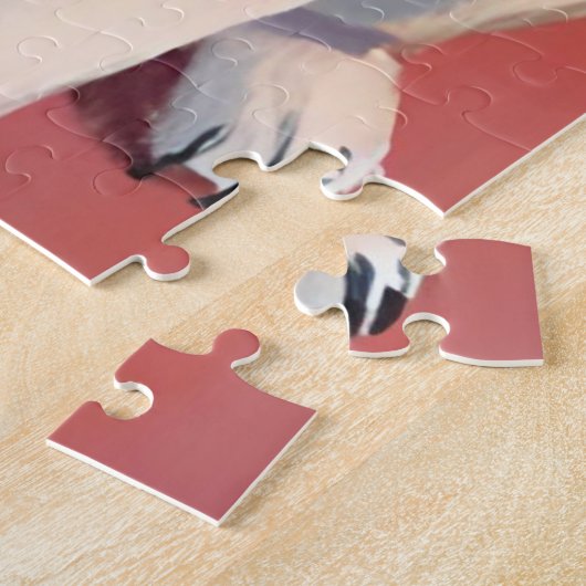 Pug Hond Dieren Schilderij Legpuzzel (Zijkant)