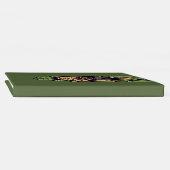 Pug Hond Dragen Groene Hoodie Gastenboek (Rug)