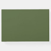 Pug Hond Dragen Groene Hoodie Gastenboek (Achterkant)