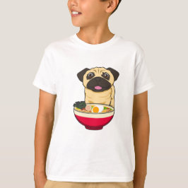 Pug Hond en Ramen T-shirt