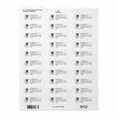 Pug Hond Etiket (Full Sheet)