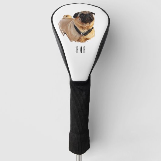 Pug (hond) golfheadcover (Voorkant)
