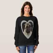 Pug Hond Hart Mops Pug 1 Trui (Voorkant volledig)