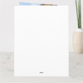 Pug-hond in de sneeuw Kerstmis Hondenhok Kaart (Achterkant)