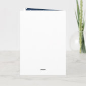 Pug Hond Kerstman Kaart (Achterkant)