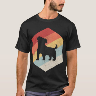 pug hond kunst retro vintage grappige pug s t-shirt
