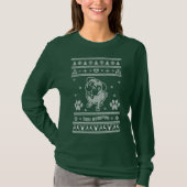 Pug Hond Lelijke trui Kerstmis T-shirt (Voorkant)