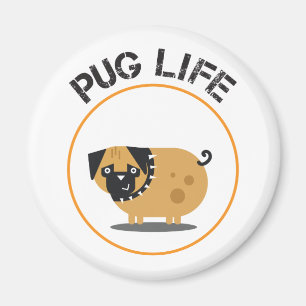 Pug Hond Leven Magneet
