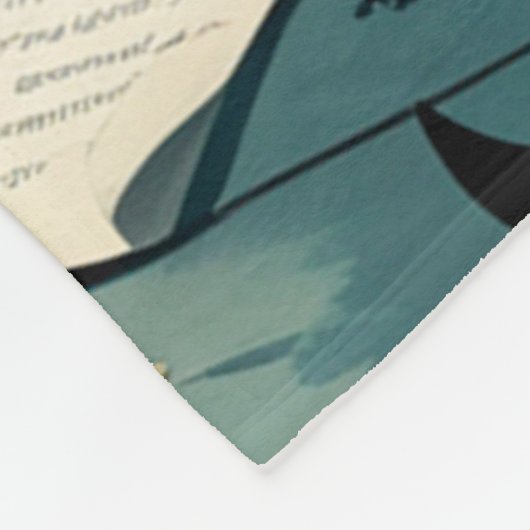 Pug Hond meneer vintage Fleece Deken (Hoek)