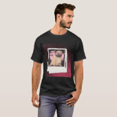 Pug hond met bril t-shirt (Voorkant volledig)