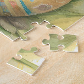 Pug Hond met Pasen Eieren Vakantie Legpuzzel (Zijkant)