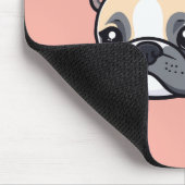 Pug hond muismat (Hoek)