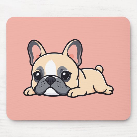 Pug hond muismat (Voorkant)