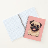 Pug hond notitieboek (Binnen)