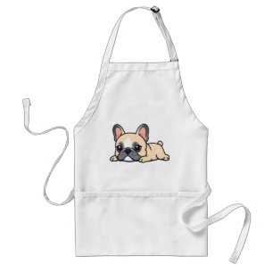 Pug hond standaard schort