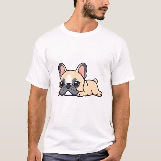 Pug hond t-shirt (Voorkant)