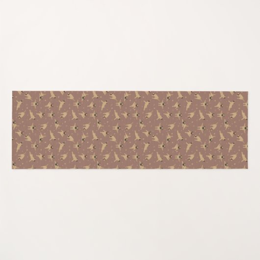 Pug hond Yoga Mat (Voorkant (horizontaal))