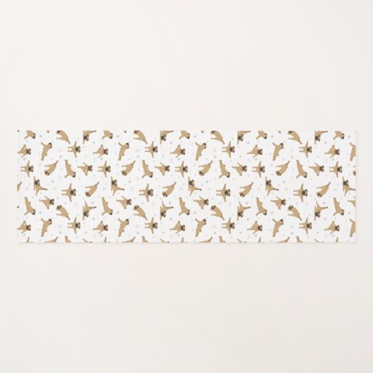 Pug hond Yoga Mat (Voorkant (horizontaal))