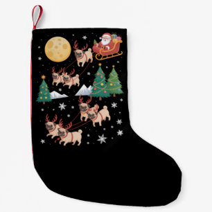 Pug Honden Boom Kersttrui Xmas Huisdier Dier  Kleine Kerstsok