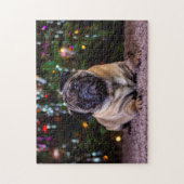 Pug Honden. Legpuzzel (Verticaal)