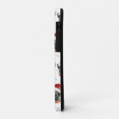 Pug Hondenras Kerst Sterren Case-Mate iPhone Case (Achterkant/links)
