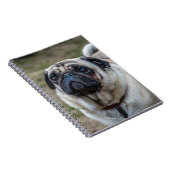 Pug hondnotitieboekje notitieboek (Rechterzijde)