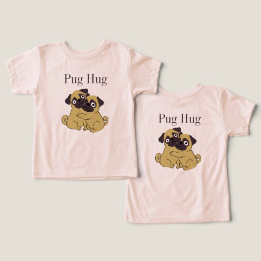 Pug hug  (Ontwerp Voorkant & Achterkant)