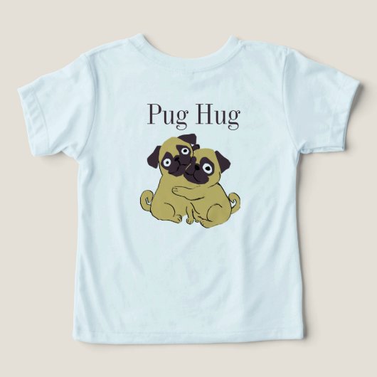 Pug hug (Design achterkant)