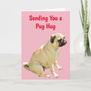 Pug Hug Kaart