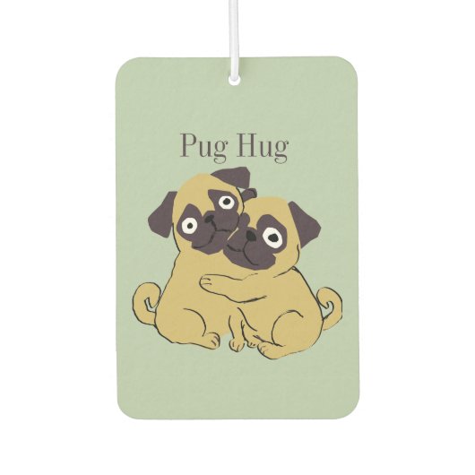 Pug hug luchtverfrisser (Voorkant)