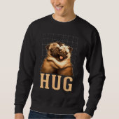 Pug Hug Pugs  Dog Owners Trui (Voorkant)