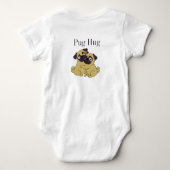 Pug hug  romper (Achterkant)