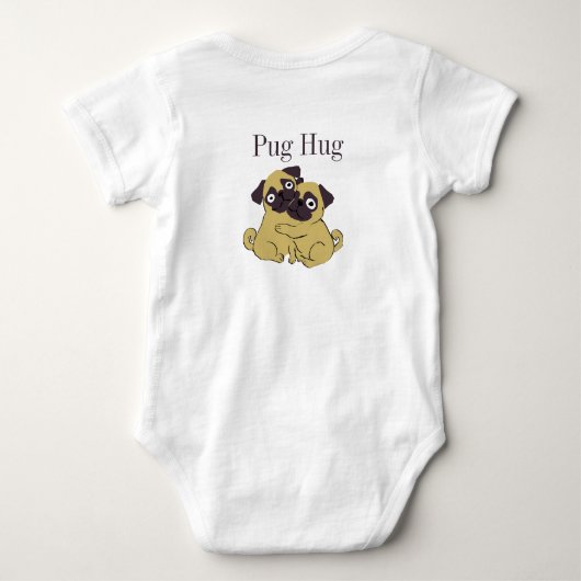 Pug hug romper (Achterkant)