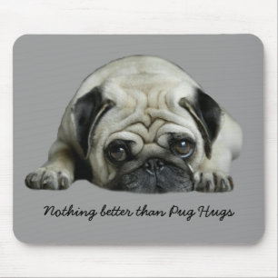 Pug Hugs Mousepad Muismat