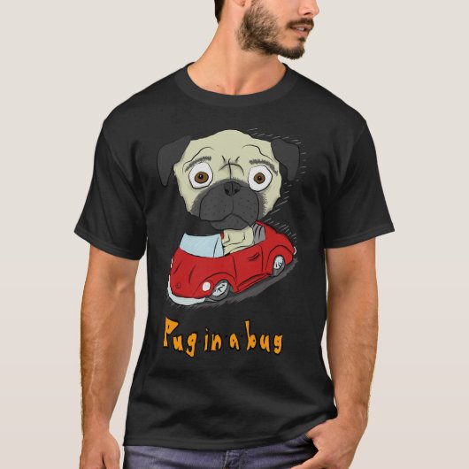 Pug-in-a-bug Classic T-Shirt 129 (Voorkant)