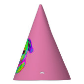 Pug in Colors Birthday Feesthoedjes (Rechts)