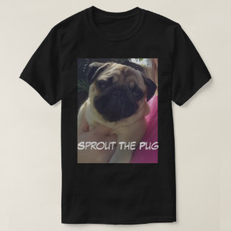 Pug in de zon t-shirt