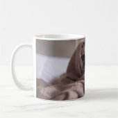 Pug in deken mok (Links)