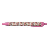 Pug in donut zwarte inkt pen (Bodem)