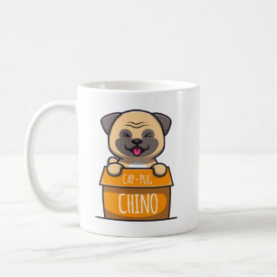 Pug in een beker - Pet-Pug-Chino Koffiemok