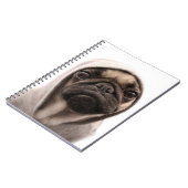 Pug in een hodie notitieboek (Linkerzijde)
