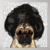 Pug in een slechte figuur poster (Voorkant)