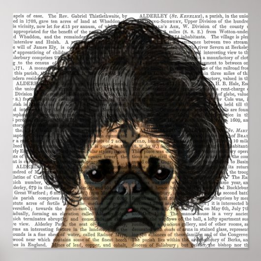 Pug in een slechte figuur poster (Voorkant)