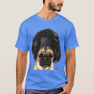 Pug in een slechte figuur t-shirt