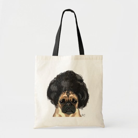 Pug in een slechte figuur tote bag (Voorkant)