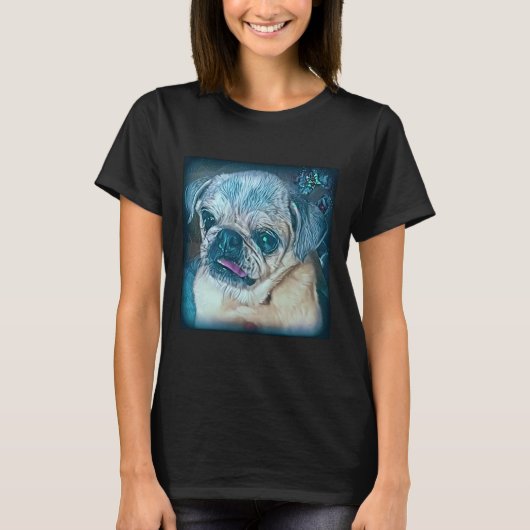 Pug in sterren Classic T-Shirt 170 (Voorkant)