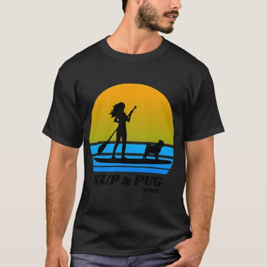 Pug in taco-kostuum - Grappige Pug T-shirt (Voorkant)