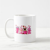 Pug Inside Cup Coffees Lover Valentines Day Heart  Koffiemok (Links)