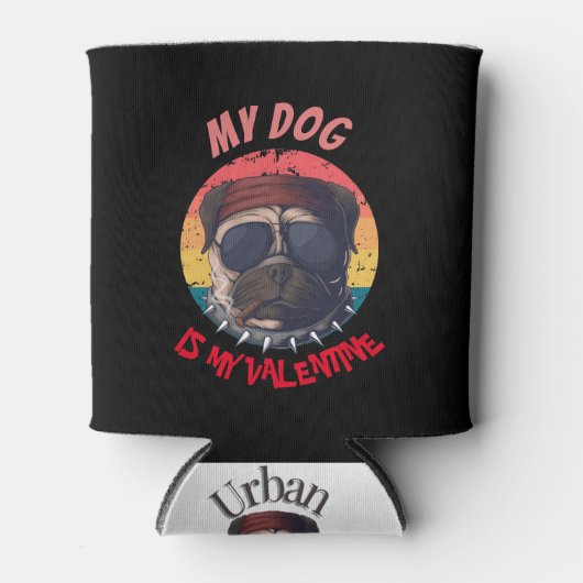 PUG IS MIJN VALENTIJN BLIKJESKOELER (Voorkant)